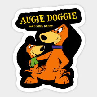 Augie Doggie And Doggie Daddy Father Son Sticker